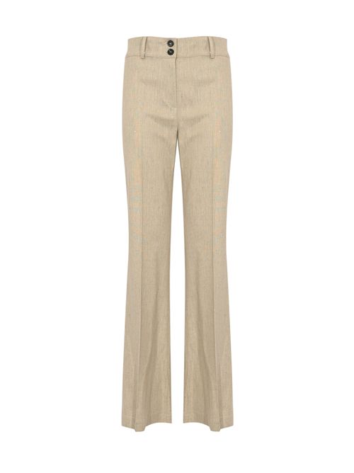 Pantalone palazzo in flanella D. Exterior | 618338MAST